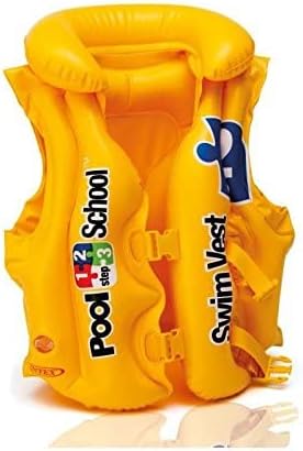 Intex Deluxe Pool Swim Vest, Yellow [58660]