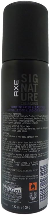 AXE Signature Maverick Body Perfume, 122 ml