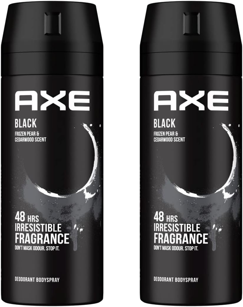 Axe Black Deodorant, 150ml (Pack Of 2)