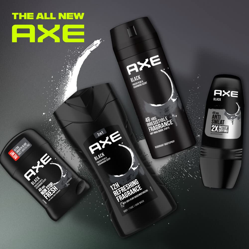 Axe Black Deodorant, 150ml (Pack Of 2)