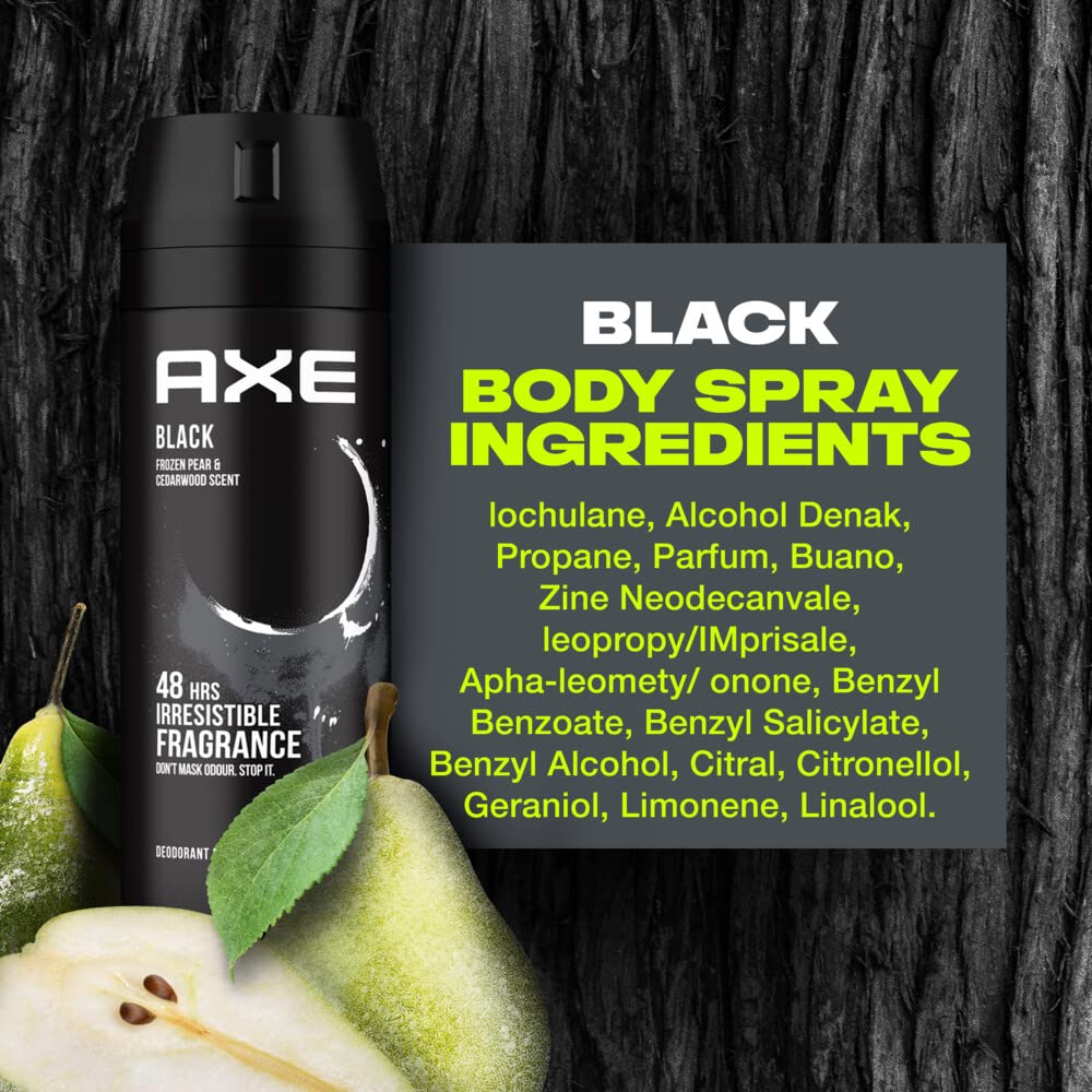 Axe Black Deodorant, 150ml (Pack Of 2)