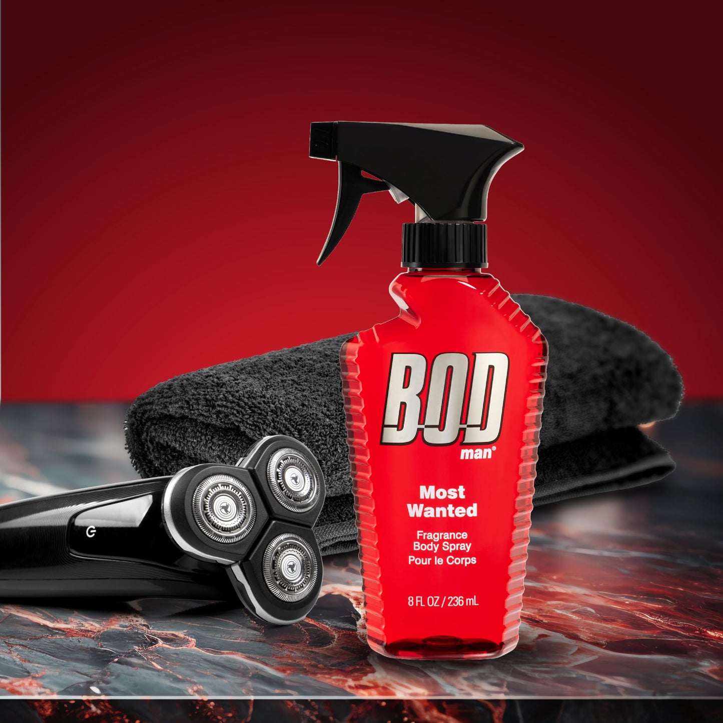 BOD Man Fragrance Body Spray, Most Wanted, 236ml