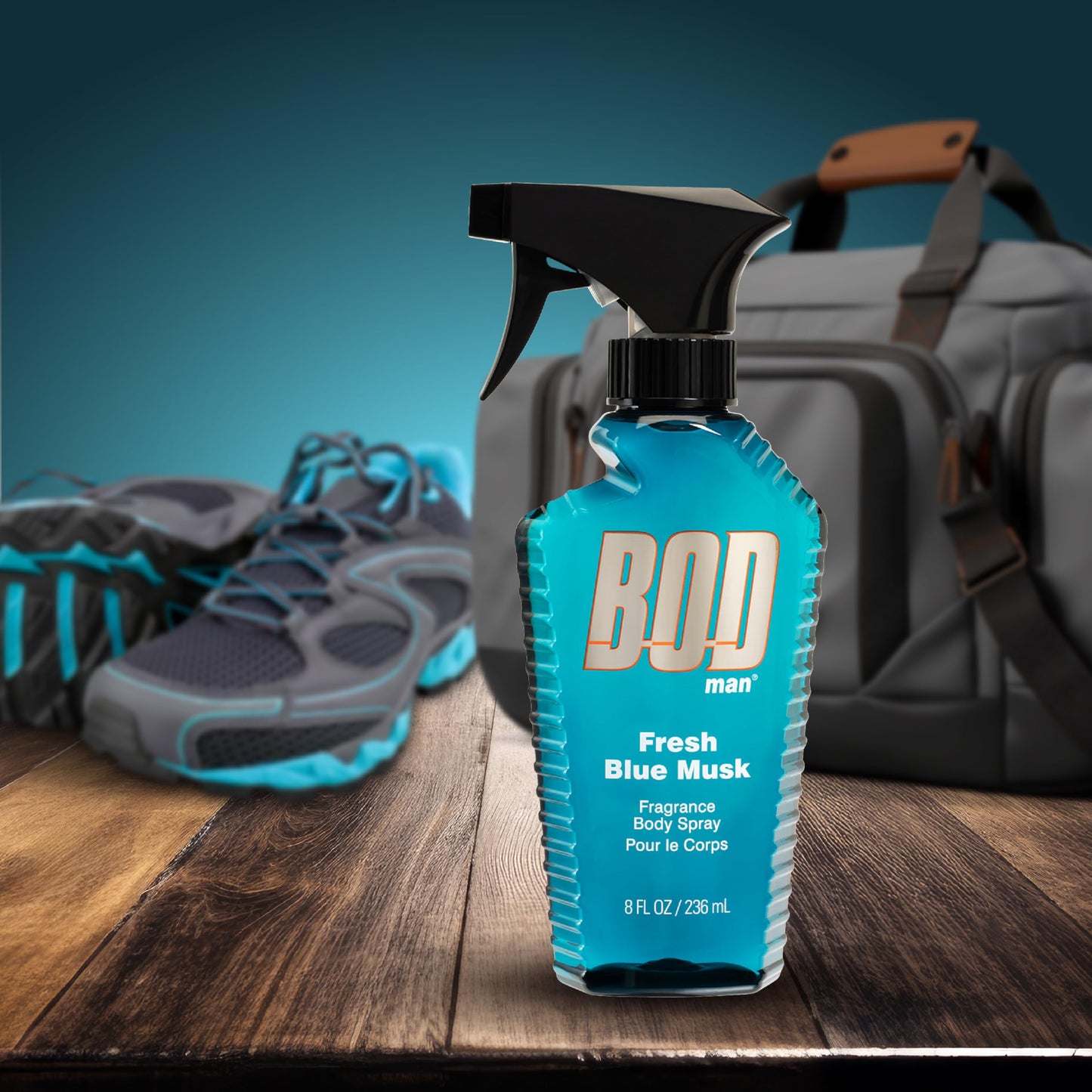 Bod Man Fresh Blue Musk Body Spray By Parfums De Coeur