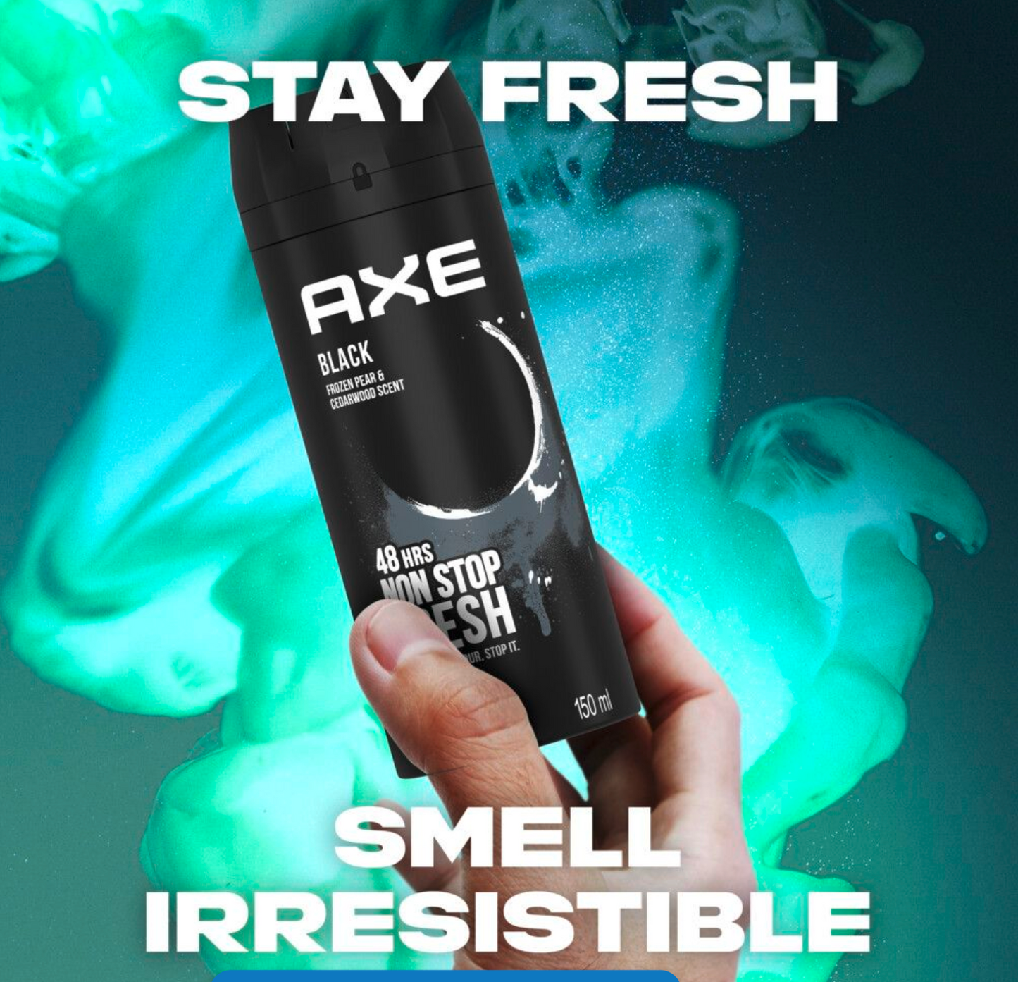 AXE Deodorant Body Spray Black New Edition 150 ML - Pack of 6