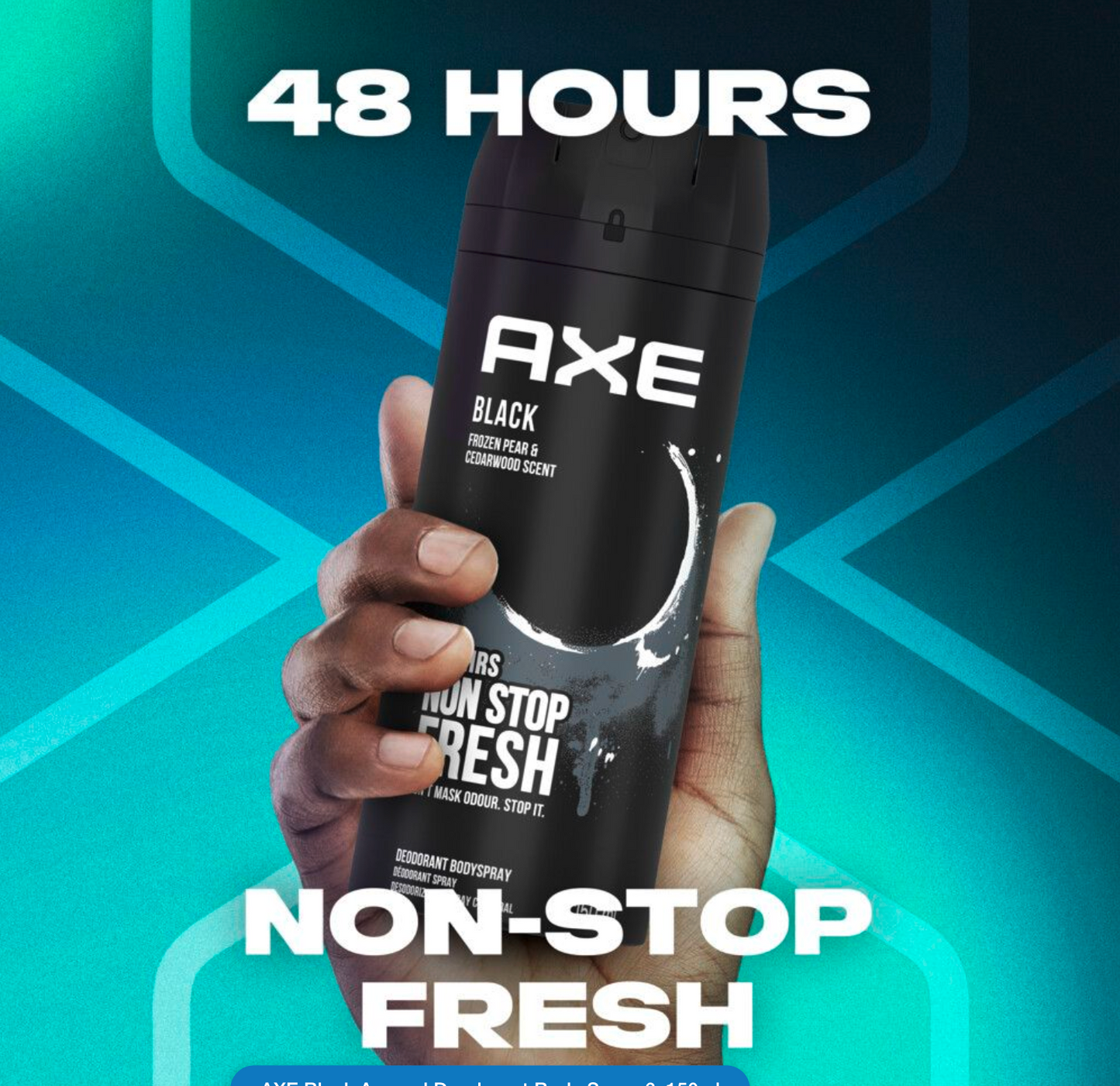 AXE Deodorant Body Spray Black New Edition 150 ML - Pack of 6