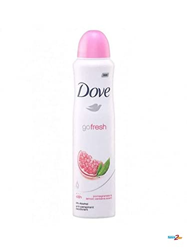 Dove Go Fresh Pomegranate & Lemon Verbena Deodorant Spray 150 ml / 5 oz (6-Pack)