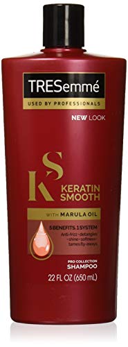 Tresemme Shampoo Keratin Smooth With Marula Oil 22 Ounce (650ml) (3 Pack)