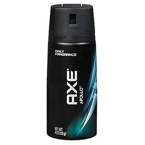 Axe Daily Fragrance Spray, Apollo 4 oz (Pack of 3)