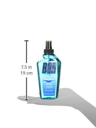 BOD Man Fragrance Body Spray, Blue Surf, 8 Fluid Ounce