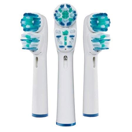 Replacement Brush Heads for Braun Oral-B Dual Clean Electric Toothbrush - Pack of 4