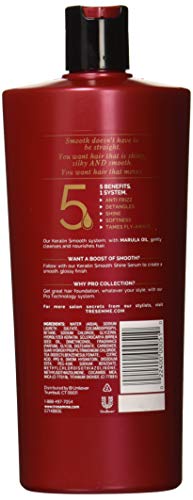 Tresemme Shampoo Keratin Smooth With Marula Oil 22 Ounce (650ml) (3 Pack)