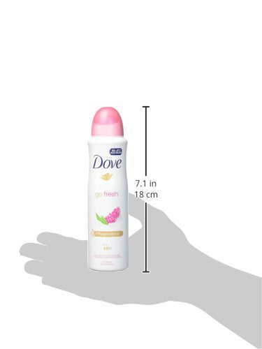 Dove Go Fresh Pomegranate & Lemon Verbena Antiperspirant Spray Deodorant For Women 150ml=5.07oz