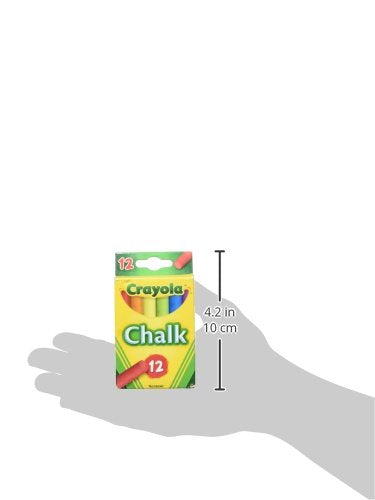 Crayola Multi Color Childerns Chalk, 12 per Pack 36 Packs per case