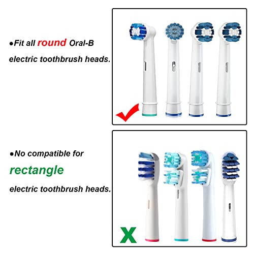 Toothbrush Cover for Oral-b Electric Toothbrush, Electric Toothbrush Replacement Heads Cover for Travel Toothbrushes, Brush Protection Cover for Home (8 Pcs)