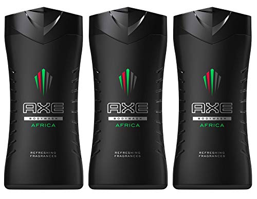 Axe Revitalizing Body Wash Shower Gel, Africa, Pack of 3, (13.52 Fl. Oz/400 ml Each)