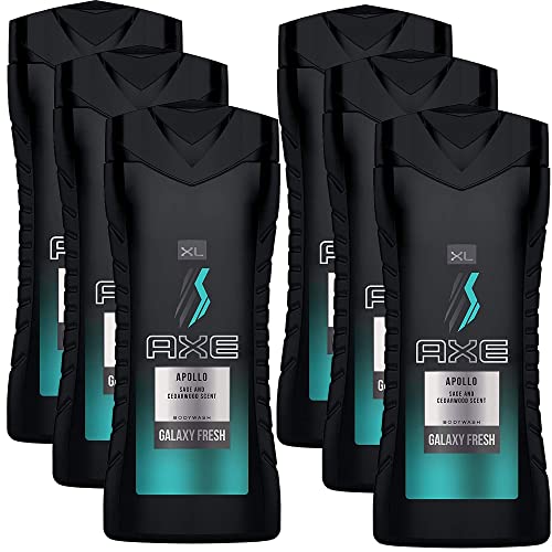 Axe Body Wash for Men, Apollo, 13.5 fl oz 6-Pack