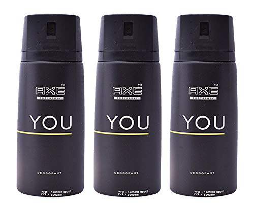 Axe Deodorant Body Spray You Mens Fragrance 150ml/5.07oz (3-Pack)