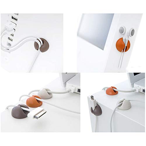 Multi-purpose Cable Clips, Multiple Color Options, CC-908, 6pcs/package