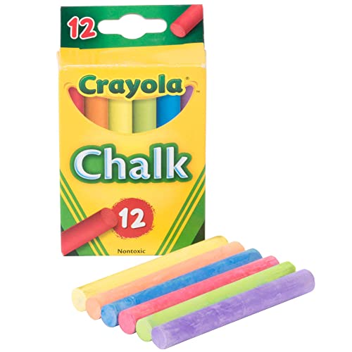 Crayola Colored Chalk Sticks 12 Count - 2 Packs