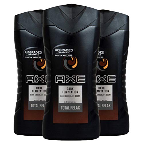 AXE Body Wash for Men, Dark Temptation, 3-Pack, 13.5 oz