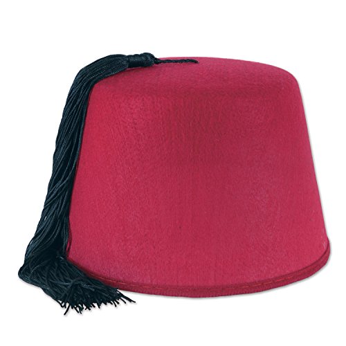 Beistle Magenta Fez Felt Hat- 1 pc.