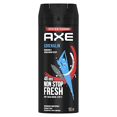 AXE Adrenalin Deodorant Body Spray – 48H Fresh -150 ML- Pack of 2