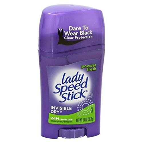 Lady Speed Stick Antiperspirant Deodorant Invisible Dry Powder Fresh 1.40 oz (Pack of 10)