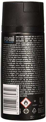 AXE Adrenaline Deodorant Body Spray - 5 oz (150 ml)