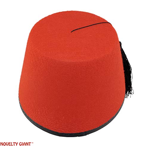 Adult Felt Turkish Dr Who Shriner Fez Red