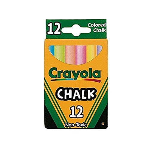 Crayola Colored Chalk Sticks 12 Count - 2 Packs