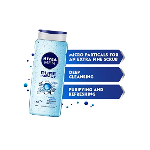 Nivea Pure Impact Shower Gel, 500ml