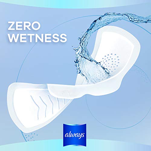 Always Infinity Size 3 Feminine Pads with Wings, Extra Heavy Flow Absorbency, Unscented, 14 Count