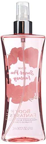 Body Fantasies Signature Pink Sweet Pea Fantasy Body Spray for Women, 8 Ounce