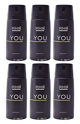 Axe Deodorant Body Spray You Mens Fragrance 150ml/5.07oz (6-Pack)