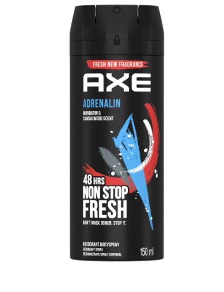 AXE Adrenalin Deodorant Body Spray – 48H Fresh -150 ML- Pack of 2