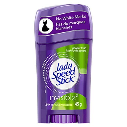 Lady Speed Stick Antiperspirant Deodorant Invisible Dry Powder Fresh 1.40 oz (Pack of 10)