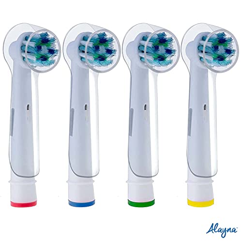 Oral B Compatible Replacement Brush Head Protection Cover Caps- 4 Pk – Keep Your Electric Toothbrush Heads Dust & Germ Free- Great for Travel & Everyday Use- Case Contributes to Sanitary Health