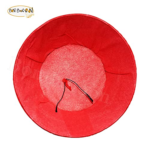 100% Egyptian Adult Red Fez Tarboush Tarboosh Turkish Ottoman Hat Complete Any Costume Hats Features With Black Tassel Large Traditional Egypt Arabic Arabian Accessory Men & Women Fine Cotton