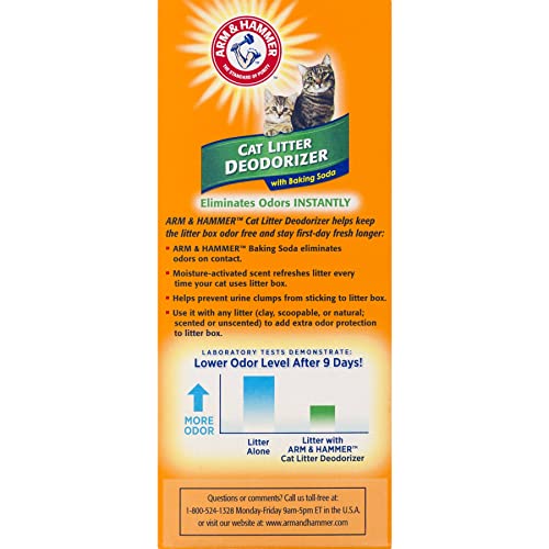 Cat Litter Deodorizer Powder with Baking Soda, 20oz