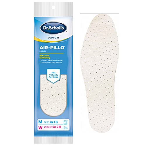 Dr. Scholl's AIR-PILLO Insoles // Ultra-Soft Cushioning and Lasting Comfort with Two Layers of Foam that Fit in Any Shoe - One pair