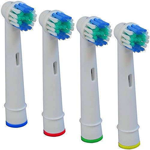 Generic Oral B Compatible Toothbrush Replacement Heads - 4 Brushes