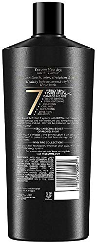 Tresemme Pro Collection Shampoo - Repair & Protect 7 - With Biotin - Net Wt. 22 FL OZ (650 mL) Per Bottle - Pack of 3 Bottles