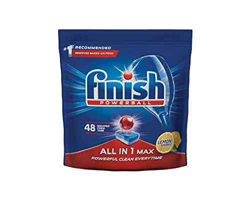 Finish Dishwasher All in One Max Powerball - 48 Tablets (Lemon)