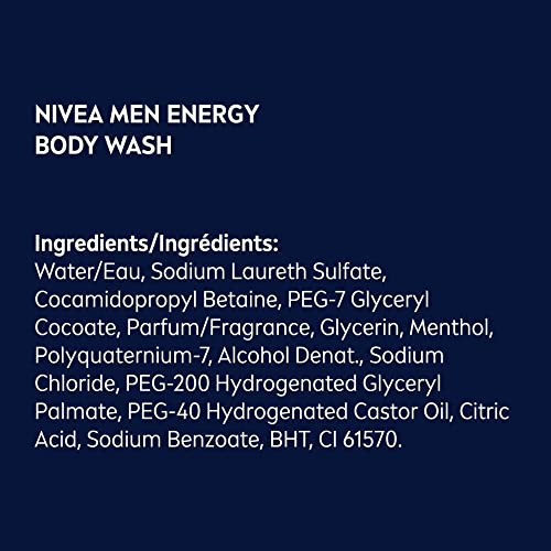 Nivea Men Shower Gel - Energy (500ml)