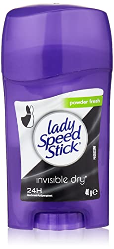 MENNEN Lady Speed Stick Invisible Dry Deodorant Powder Fresh, 1.4 Ounce, Purple (96369)