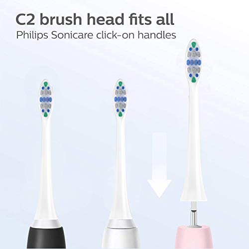 Toothbrush Replacement Heads, Compatible with All Phillips Sonicare Snap-On Electric Toothbrushes