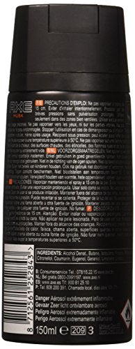 AXE body spray deodrant Anit-Aerspirant (3X 150 ml/5.07 oz, Musk)