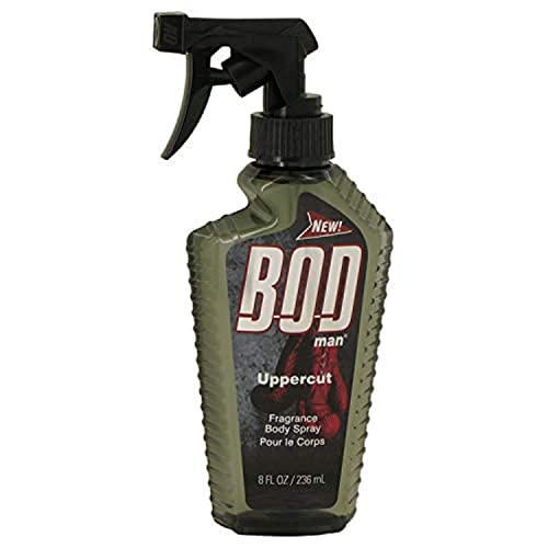 Parfums De Coeur BOD Man Uppercut, Fragrance Body Spray, Clear, 8 Fl Oz