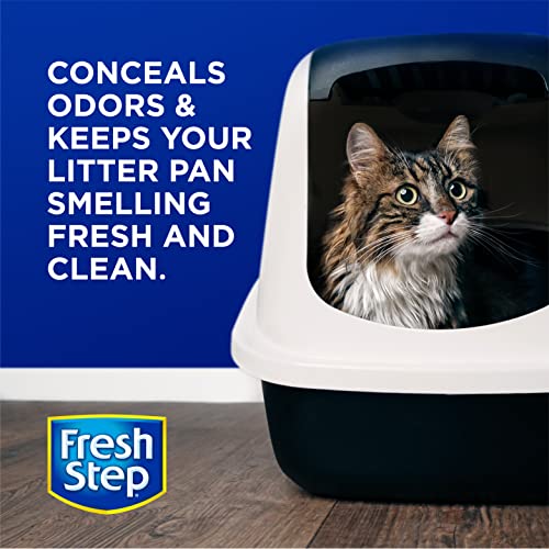 Fresh Step Cat Litter Crystals | Cat Litter Box Deodorizer Product for All Cats | Combats Cat Odors and Neutralizes Smells | Summer Breeze Scent, 15 Oz - 3 Pack