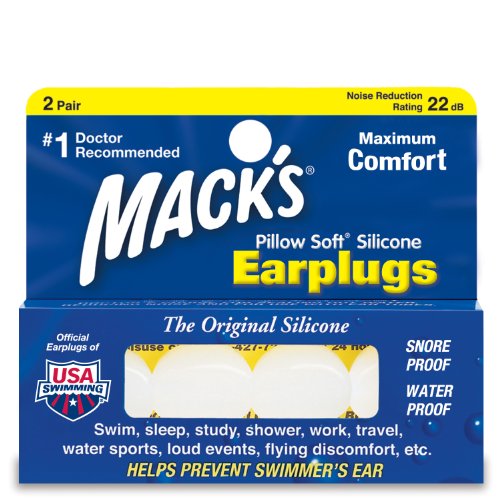 Mack's Pillow Soft Earplugs (Pair), 2-Count Boxes (Pack of 12)